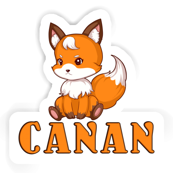 Sticker Canan Fox Laptop Image