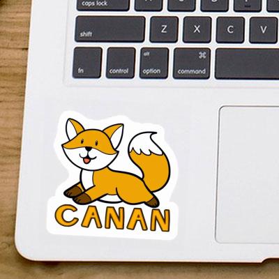 Canan Sticker Fox Laptop Image