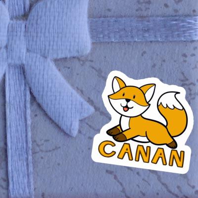 Canan Sticker Fox Laptop Image