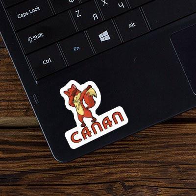 Sticker Canan Dabbing Fox Gift package Image