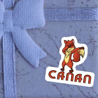 Sticker Canan Dabbing Fox Image