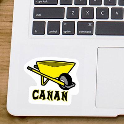 Canan Sticker Wheelbarrow Notebook Image