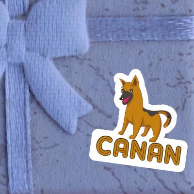 Sticker Canan German Shepherd Laptop Image