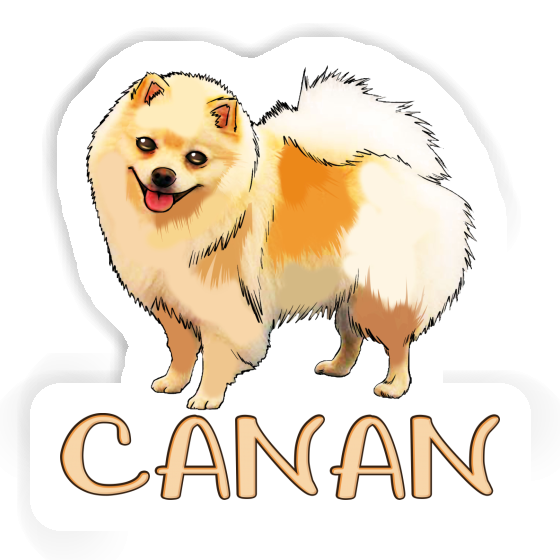 Sticker German Spitz Canan Notebook Image