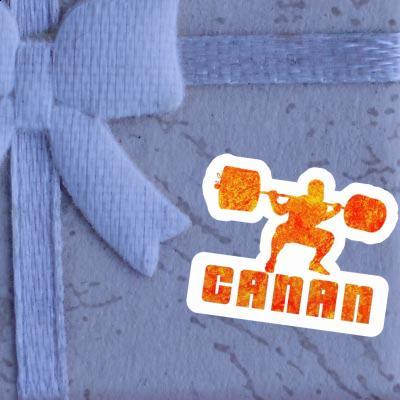 Gewichtheber Sticker Canan Gift package Image