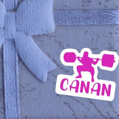 Weightlifter Sticker Canan Image