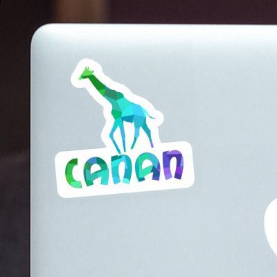 Autocollant Girafe Canan Laptop Image