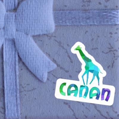 Autocollant Girafe Canan Notebook Image