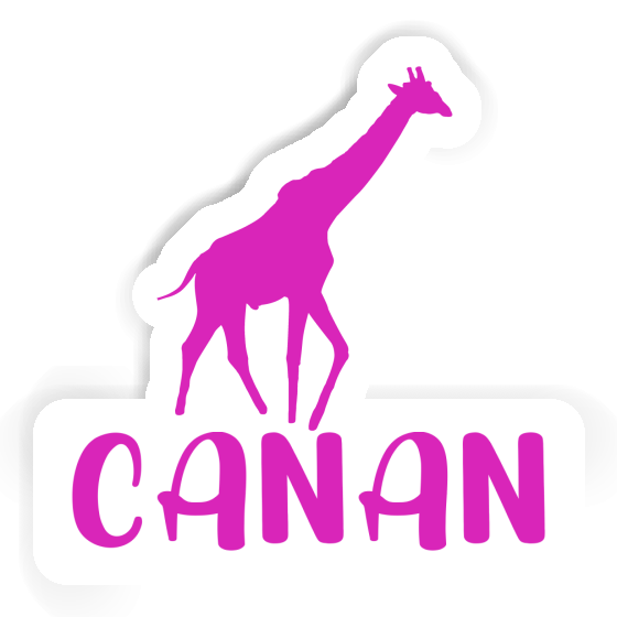 Autocollant Canan Girafe Notebook Image