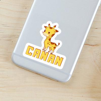 Giraffe Sticker Canan Laptop Image