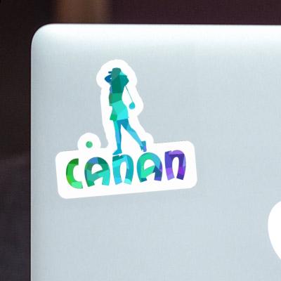 Canan Sticker Golfer Image