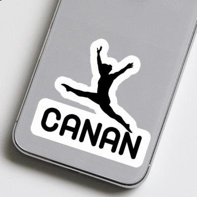 Canan Sticker Gymnast Laptop Image