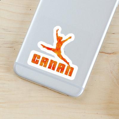 Sticker Gymnast Canan Notebook Image