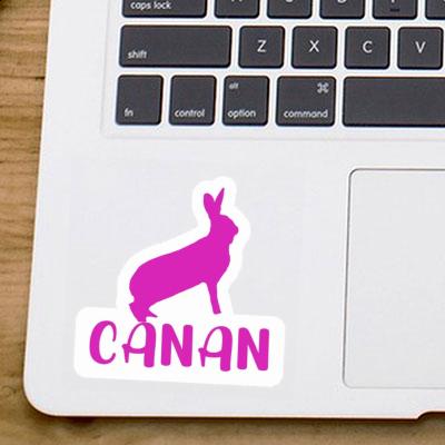 Hase Aufkleber Canan Notebook Image