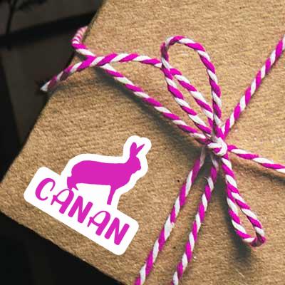 Sticker Rabbit Canan Gift package Image