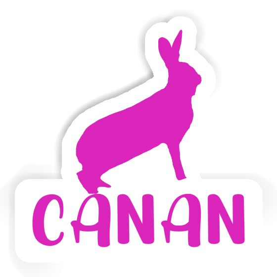 Hase Aufkleber Canan Laptop Image