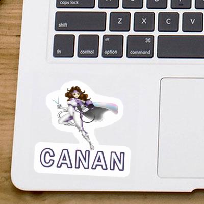 Autocollant Coiffeuse Canan Image