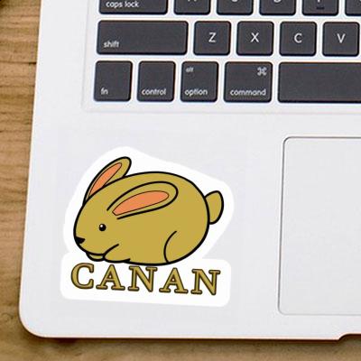 Sticker Canan Kaninchen Notebook Image