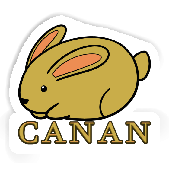 Canan Sticker Rabbit Notebook Image