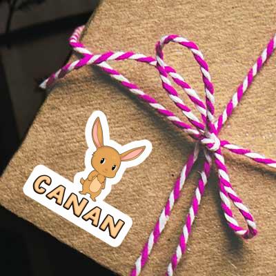 Canan Sticker Easter Bunny Notebook Image