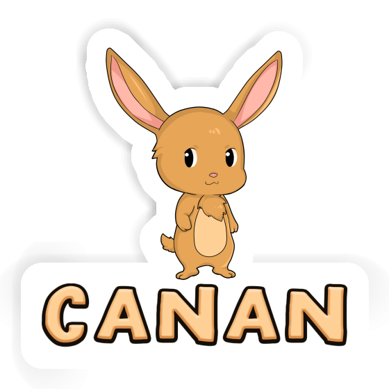 Canan Sticker Easter Bunny Gift package Image