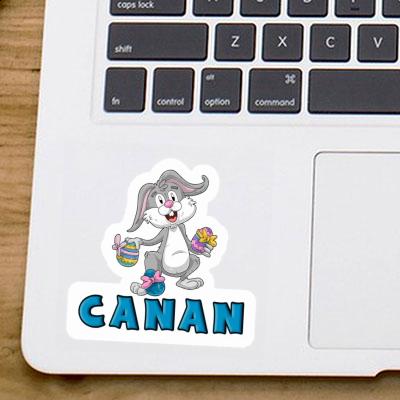 Canan Sticker Easter Bunny Laptop Image