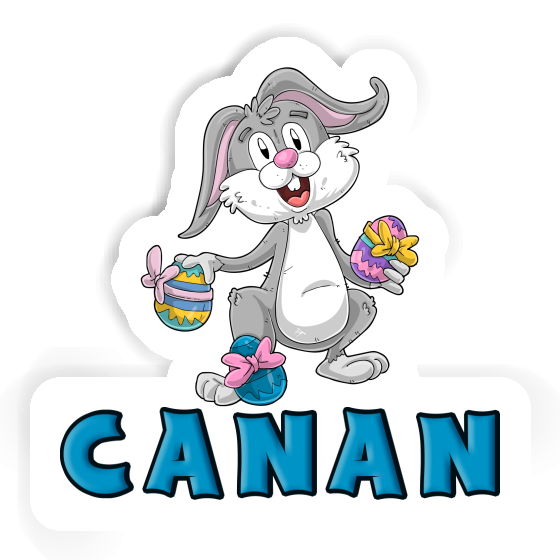 Canan Sticker Easter Bunny Notebook Image