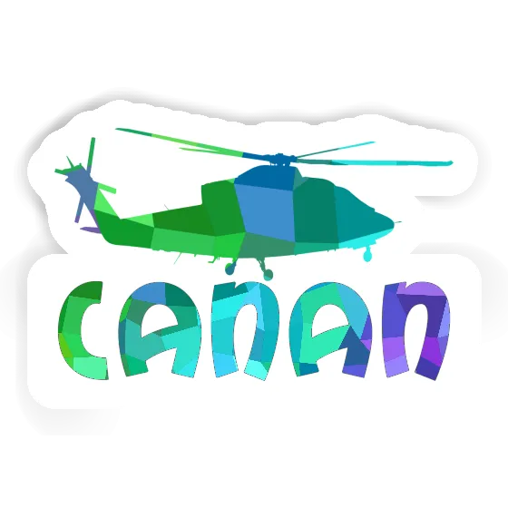 Sticker Helicopter Canan Gift package Image