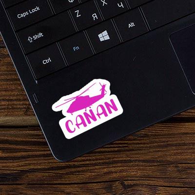 Sticker Canan Helicopter Notebook Image