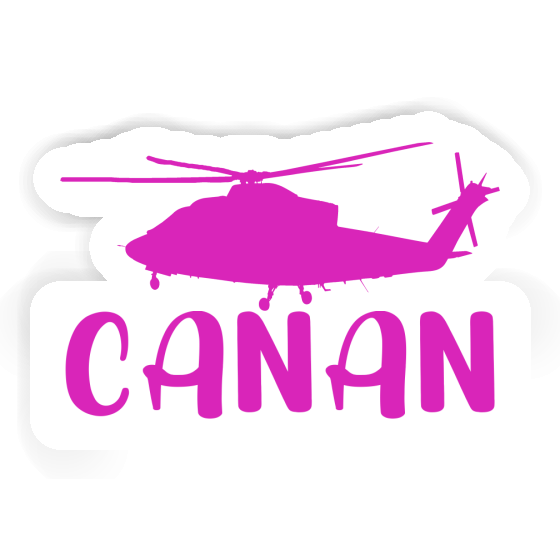 Sticker Canan Helicopter Image