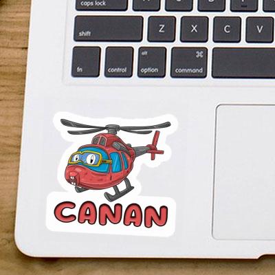 Sticker Helicopter Canan Laptop Image