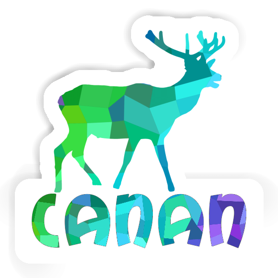 Sticker Deer Canan Laptop Image