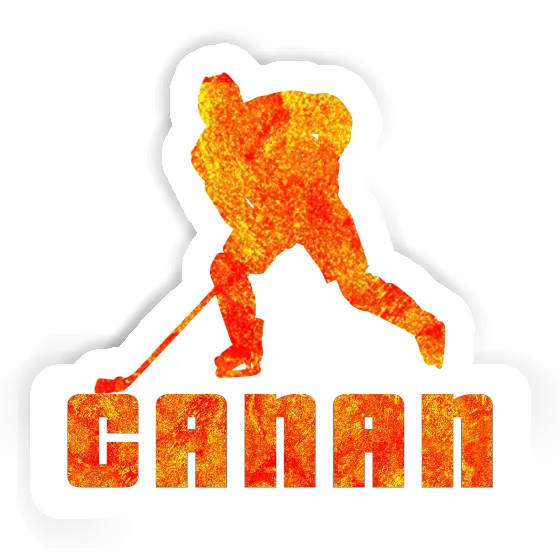 Autocollant Joueur de hockey Canan Gift package Image