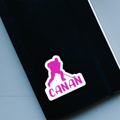 Autocollant Joueuse de hockey Canan Notebook Image