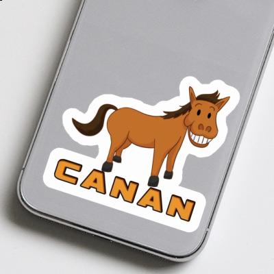 Sticker Grinsepferd Canan Image