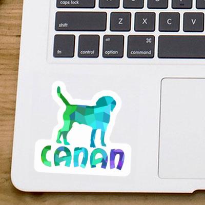 Aufkleber Canan Hund Gift package Image