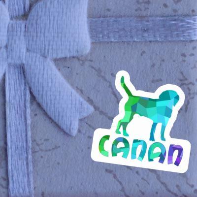 Aufkleber Canan Hund Gift package Image