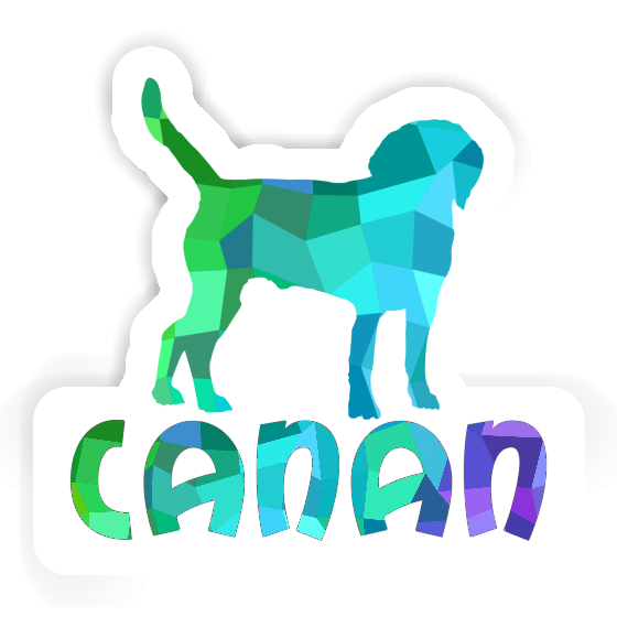 Aufkleber Canan Hund Laptop Image