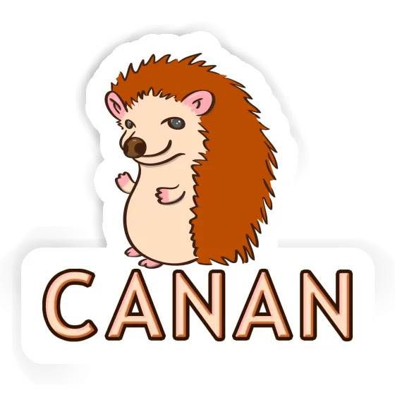 Sticker Canan Hedgehog Laptop Image