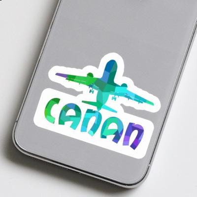 Jumbo-Jet Autocollant Canan Laptop Image