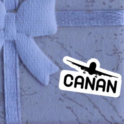 Airplane Sticker Canan Notebook Image