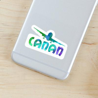 Canan Sticker Airplane Image