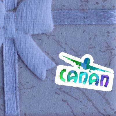 Canan Sticker Airplane Notebook Image