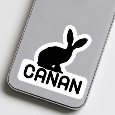 Autocollant Lapin Canan Notebook Image