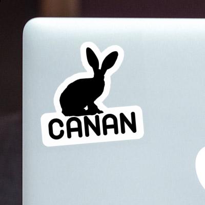 Autocollant Lapin Canan Laptop Image