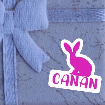 Rabbit Sticker Canan Notebook Image