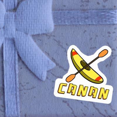 Canoe Sticker Canan Notebook Image