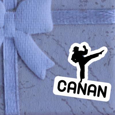 Sticker Canan Karateka Notebook Image