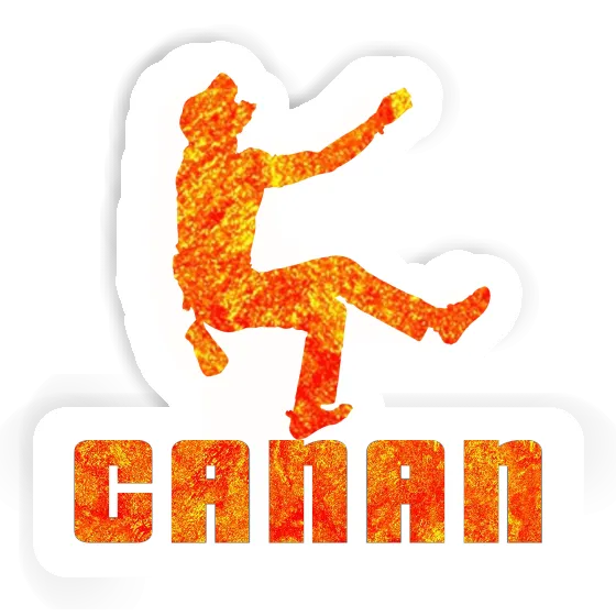 Sticker Canan Kletterer Notebook Image