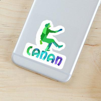 Sticker Climber Canan Notebook Image